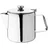 Olympia Concorde Teekanne aus Edelstahl 1,4 Liter/48 oz, Silber, Teekanne mit Spiegelglanz, hitzebeständiger Griff, großer Ausguss, Scharnierdeckel-Design, spülmaschinengeeignet, K680