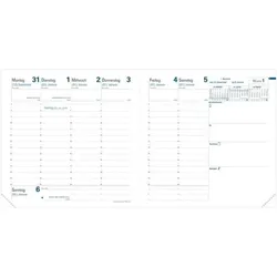 Buchkalender Executif 16x16cm Club Bronze 2025