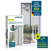 Hoberg Insekten- & Pollenschutzvorhang 90 x 210 cm Schwarz