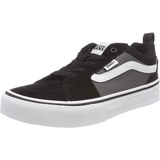 VANS FILMORE SUEDE/CANVAS, Jungen Niedrig, Schwarz ((Suede/Canvas) Black/Pewter Ug7), 34 Modischer Turnschuh Unisex Weiß