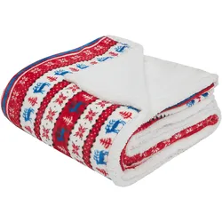 Kuscheldecke REKA 200 x 220 cm Rot