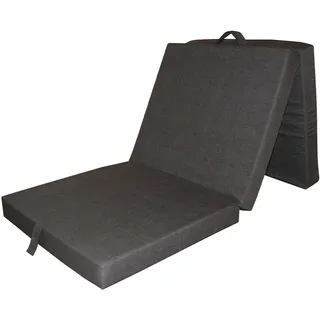 VitaliSpa Faltmatratze, Anthrazit, Textil, Rechteckig, Schlafzimmer, Matratzen Shop, Matratzen, Klappmatratzen