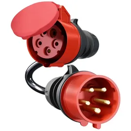 go-e Adapter Gemini flex 11kW auf 32A CEE rot