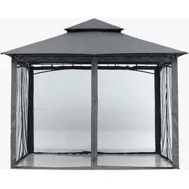 luxuskollektion Pavillon 2,5 x 2,5 m Grau