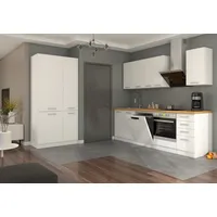 Küchen-Preisbombe Küchenzeile Eko White 240 + 100 cm weiß