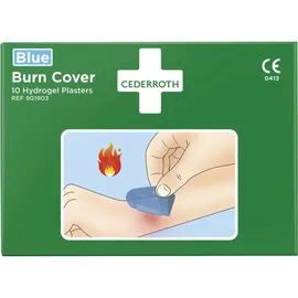 CEDERROTH Burn Cover Hydrogelpflaster Wundpflaster 74 x 45 mm 10 St.