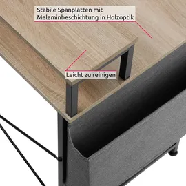 Tectake Schrebitisch Thornton 120 x 60 x 110 cm - Braun