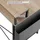 Tectake Schrebitisch Thornton 120 x 60 x 110 cm - Braun