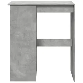 vidaXL Bartisch mit Regal 90 x 47,5 x 103,5 cm Grau