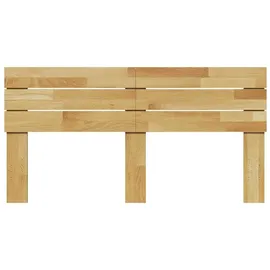 vidaXL Kopfteil 160 cm Massivholz Eiche