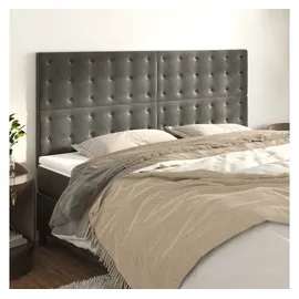 vidaXL Bett Zubehör, Kalel 160 x 5 x 118/128 cm Samt