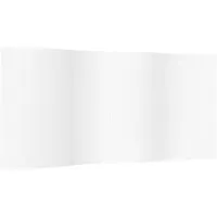 VidaXL Paravent Weiß 165x400 cm Bambus