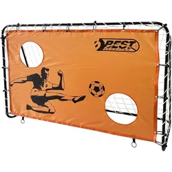 Best Sporting Fußballtor + Torwand 2 Schusslöcher orange 11060 EINHEITSGRÖSSE