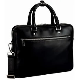 LEONHARD HEYDEN Montreal Aktentasche Leder 38 cm schwarz