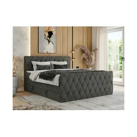 MKS Miren King Duo 180 x 200 cm H4 Dunkelgrau