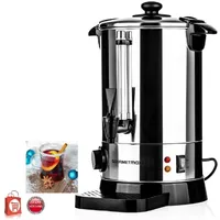 Gourmetmaxx Glühweinkocher 6,5 L Edelstahl Glühweinautomat Thermostat