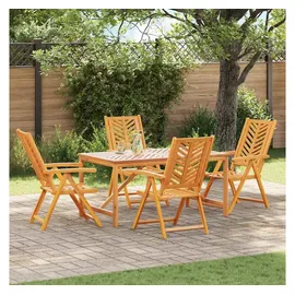 vidaXL Garten Essgruppe 5-tlg. Braun