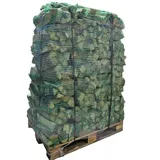 1 Palette Laubholz-Mix, 72 Netz je  12,5 dm3, 30-33 cm, kammergetrocknet.