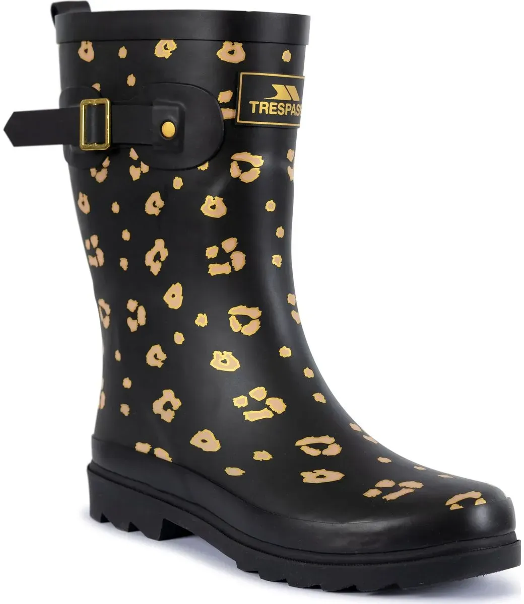 Trespass Celeste - Female Mid Height Welly leopard (LEO) 38