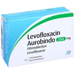 LEVOFLOXACIN Aurobindo 250 mg Filmtabletten 5 St