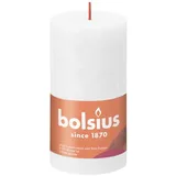 Bolsius Rustik Stumpenkerze 13 cm wolkiges weiß