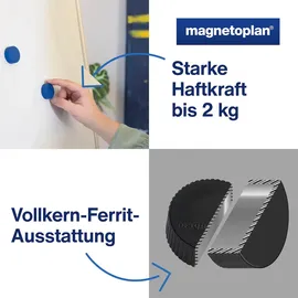 Magnetoplan Magnet Discofix Magnum, 10 Stück