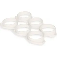 6 x Silikon Ohrstöpsel Ohrhörer Haken Gummi Tipps Für Bose QuietComfort Ultra Kopfhörer Ohrhörer in Weiß - Weiß