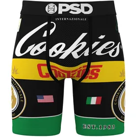 Psd Boxershorts COOKIES LAKE COMO gelb / grün / schwarz XL 2er Pack
