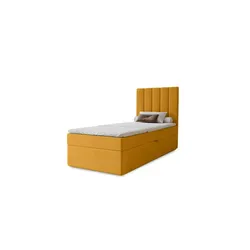 Boxbett mit Stauraum  Nelia , gelb , Maße (cm): H: 124