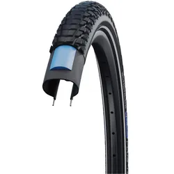 Schwalbe Marathon Plus Tour Fahrradreifen Fahrradmantel Fahrrad 1 Reifen 27.5 x 2.15 schwarz mit Reflex und Pannenschutz