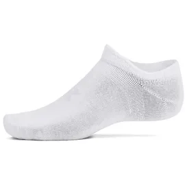 Under Armour Essential No Show Funktionssocken 6er Pack Weiß 38-42