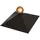 Karibu Pavillonhaube 35,5 x 35,5 cm Schwarz