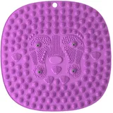 perfeclan Fußmassage-Pad, Fußpressen-Pad-Matte, tragbare Fußreflexzonenmassage-Matte, Fußmassagegerät, Lila