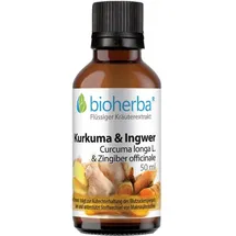 Bioherba Kurkuma & Ingwer Tropfen Tinktur 50 ml