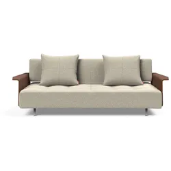 Schlafsofa INNOVATION LIVING TM "Longhorn, Gästebett, Couch, Tagesliege, Bettsofa", beige, B:245cm H:79cm T:114cm, Sofas, Schlaf-, Relax-, oder Sitzposition, Armlehnen, Liegefläche 140x200 cm