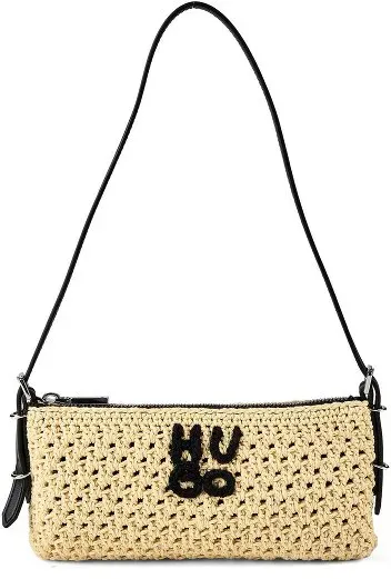 Hugo Neeko Schultertasche 23 cm  beige