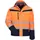 AS Arbeitsschutz GmbH Winter Warnschutz Softshelljacke MOTION TEX VIZ" PLUS, Winter-Warnschutz-Softshelljacke S - orange/marine