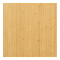 vidaXL Tischplatte 70x70x1,5 cm Bambus