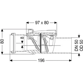 Kessel Staufix Rückstauverschluss DN 50