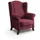 beautysofa Ohrensessel LEONARDO Polyester 88 x 118 x 86 cm Rot