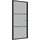 vidaXL Innentür rechts 93 x 201,5 cm Schwarz Mattglas