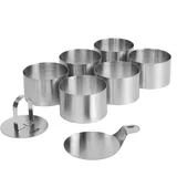 STONELINE Dessertringe Speiseringe Set, 8 tlg.), rund