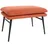 Mendler Hocker HWC-L62 Stoff 38 x 56 x 40 cm Terracotta-braun