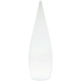 Trio Außenstandleuchte Kunststoff 80 cm inkl. 3 Watt Farbwechsel LED, Fernbedienung, weiß