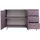 agmat-furniture Siena 140 x 86 x 41 cm Lila