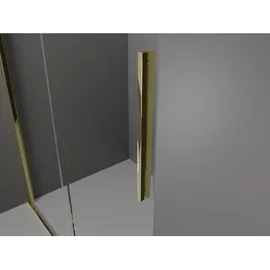 Mexen Velar Duschtrennwand Walk-in rechts 80 x 200 cm Gold transparent 871-080-000-03-5