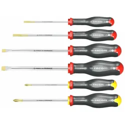 Facom Set mit 6 Protwist® Schraubendrehern, schwarz