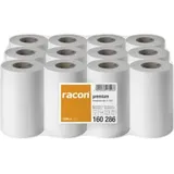 racon® premium Handtuchrollen 20 cm x 36 cm, 2-lagig, hochweiß 160 286 , 1 Paket = 12 Rollen à 220 Abrisse