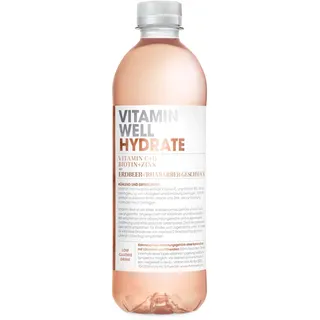 Vitamin Well (500ml) HYDRATE Erdbeer-Rhabarber