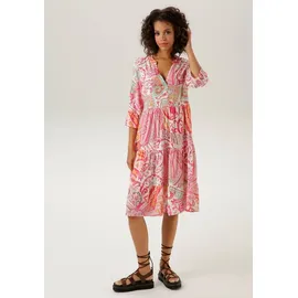 Aniston CASUAL Blusenkleid Paisley bunt 36
